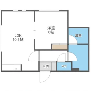 ビッテ山鼻【3階】の間取り