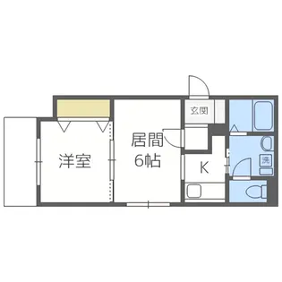サザンフィールド豊平公園【1階】の間取り