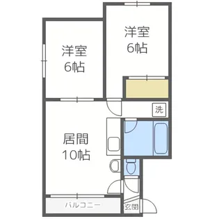 ハイムカトレアA【4階】の間取り