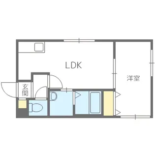 ベレール中の島【1階】の間取り