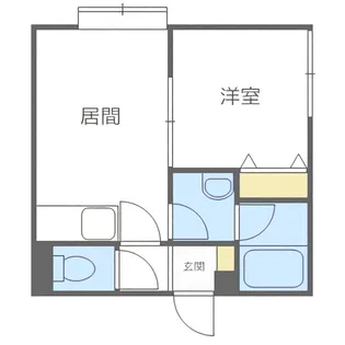 メゾン・ド・クレッシェンド【301号室】の間取り