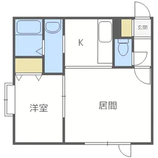 アークコート西岡Ⅳ【303号室】の間取り