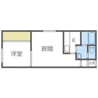 エクセルハウスサウスエイト【401号室号室】の間取り