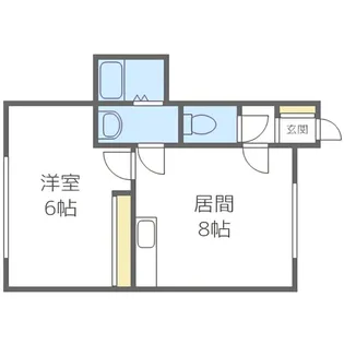 リージェント3【207号室】の間取り