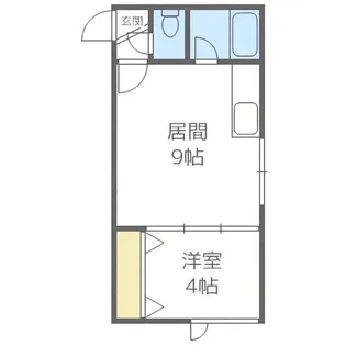 アークコート菊水Ⅱ【303号室】の間取り