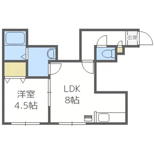 シャイニングスター菊水【3階】の間取り