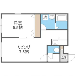 ステージノア東札幌【207号室】の間取り