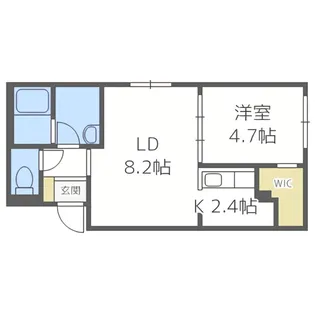 Principal南郷(プリンシパルナンゴウ)【1階】の間取り