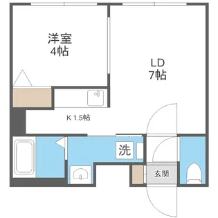 ラフィーネ澄川Ⅲ【3階】の間取り