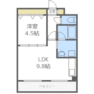 エンドレス本郷【107号室】の間取り