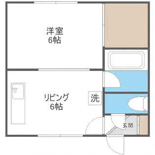 リバーハイツ伊藤【205号室】の間取り