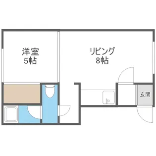 コーポメイ【103号室】の間取り