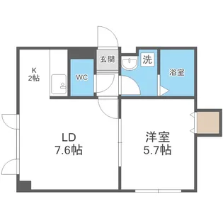 ORCHID N・S(オーキッドNS)【302号室】の間取り