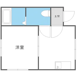サンライズKK【201号室】の間取り