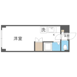 カロッツェリア菊水【302号室】の間取り