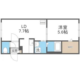 モンヴェール学園前【5階】の間取り