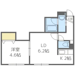 BIOS菊水元町【3階】の間取り
