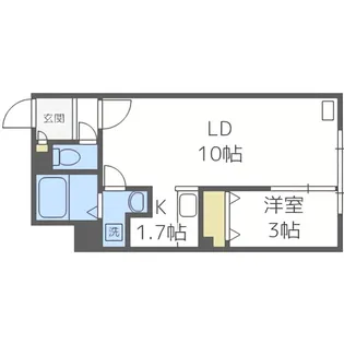 HS311【101号室】の間取り