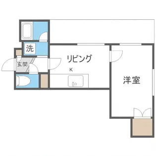 セザール西線【307号室】の間取り