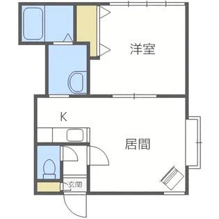 セラヴィ13.8【103号室】の間取り