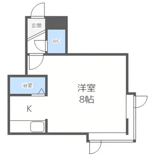 フラッツ幌南【304号室】の間取り