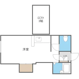 レオパレス南郷7丁目第2【103号室】の間取り