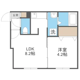 REN FORTO豊平【3階】の間取り