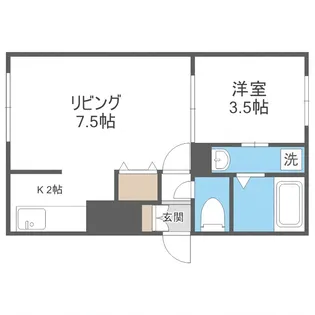 ヴェルデ【401号室】の間取り