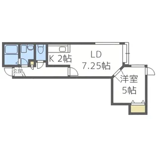 グラウディ・レビジョンIII【201号室】の間取り