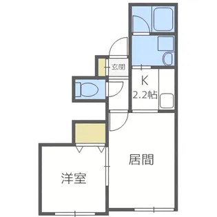 モンレーヴⅥ【2階】の間取り