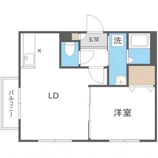 CRARIS中の島(クラリス中の島)【2階】の間取り