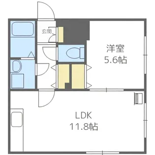 Feels美園(フィールス美園)【4階】の間取り