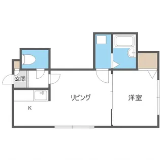 ジュネスコート旭町壱番館【105号室】の間取り