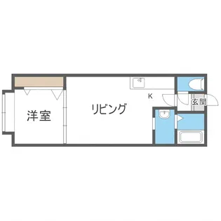 アークコート平岸Ⅲ【202号室】の間取り