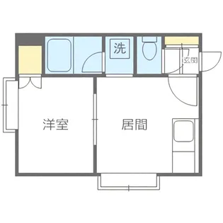 ハイツユニバース【2階】の間取り