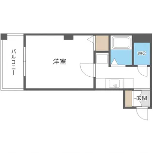 プチロアール【507号室】の間取り