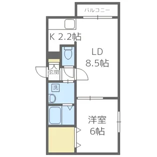Amazing Rose season1【2階】の間取り