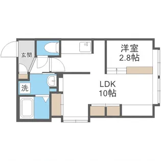 アリソンヴェール【403号室】の間取り