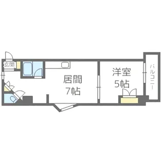 ミルフィオーレ学園前【6階】の間取り