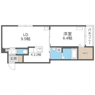 グランスター9【3階】の間取り