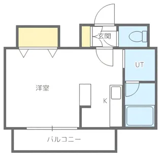 コスモス東札幌【6階】の間取り