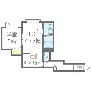 マンションK【2階】の間取り