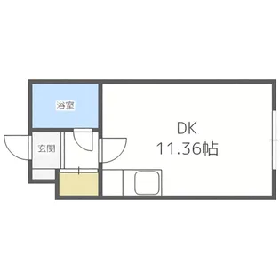 ヴィラ・フレール【207号室】の間取り