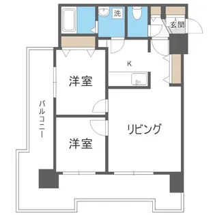UURコート札幌北三条【3階】の間取り