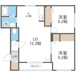 エクセル金野【201号室】の間取り