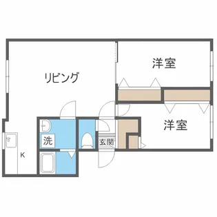 プレベール【2階】の間取り