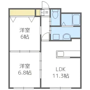 White Mothers【3階】の間取り
