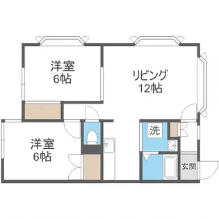 どりーむはうす【203号室】の間取り