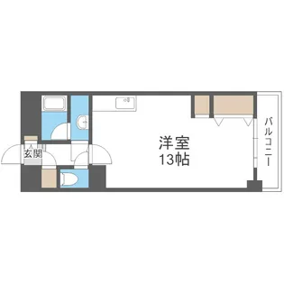 平岸パールハイム【307号室】の間取り