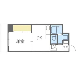 リリーマンション【4階】の間取り